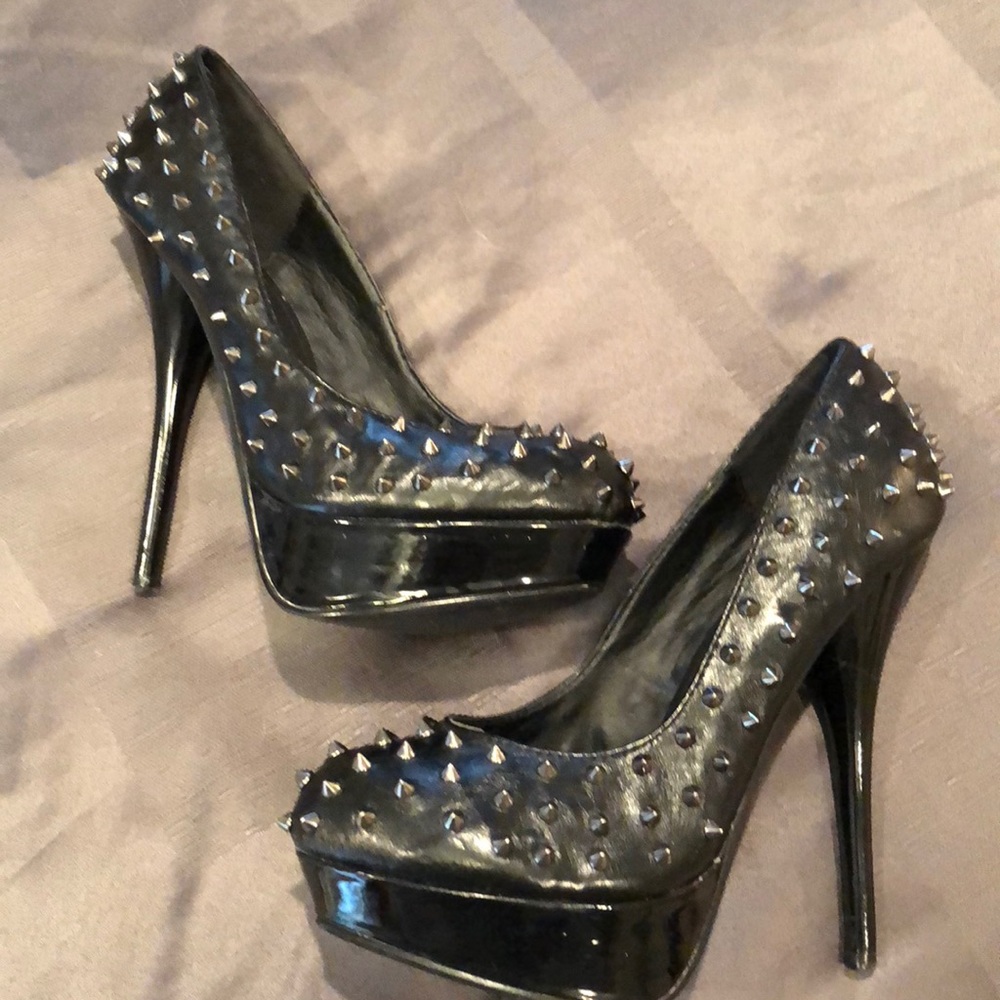 Posh studded stilettos